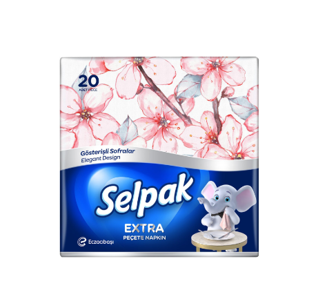 SELPAK PEÇETE DESENLİ NAPKIN (20)