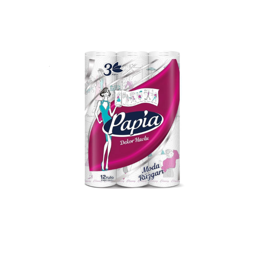 PAPİA KAĞIT HAVLU DEKORLU (12)