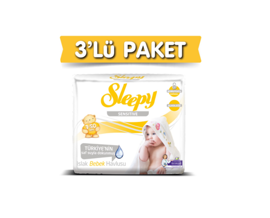 SLEEPY ISLAK HAVLU PAPATYA 3X50