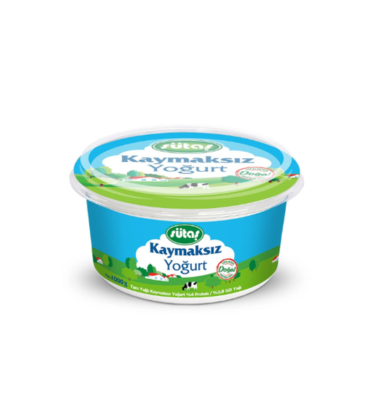 SÜTAŞ KAYMAKSIZ YOĞURT 1000G
