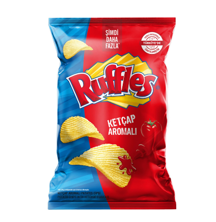 RUFFLES SÜPER BOY KETÇAPLI 124 GR