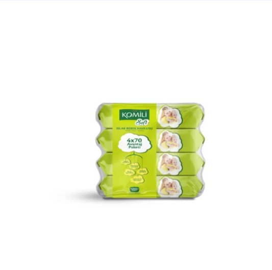 KOMILI ISLAK HAVLU 4*70 LI