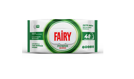 FAİRY YÜZEY TEMİZLEME MEND.POWERWİPES 100 ADET