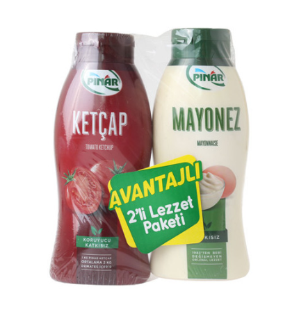 PINAR KETÇAP MAYONEZ İKİLİ AVANTAJ PAKET