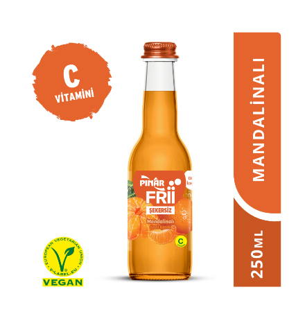 PINAR FRİİ MANDALİNA 250 ML