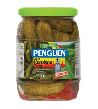 PENGUEN TURŞU KORNİŞON ACI 680 GR