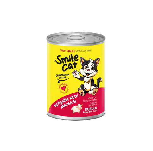 SMİLE KEDİ KONSERVE KUZU 400 GR