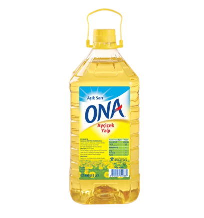 ONA AYÇİÇEK YAĞI 5 L