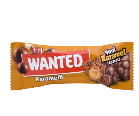 ETİ WANTED KARAMELLİ 22GR