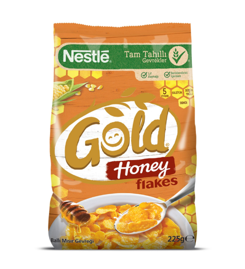 NESTLE GOLD HONEY FLAKES 225 GR