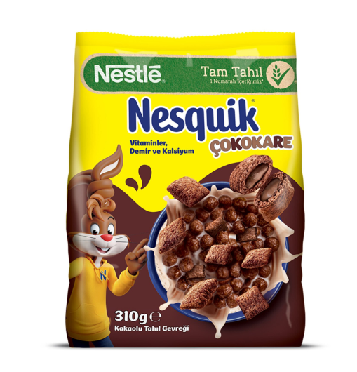 NESQUİK MISIR GEVREĞİ ÇOKO KARE 310 GR