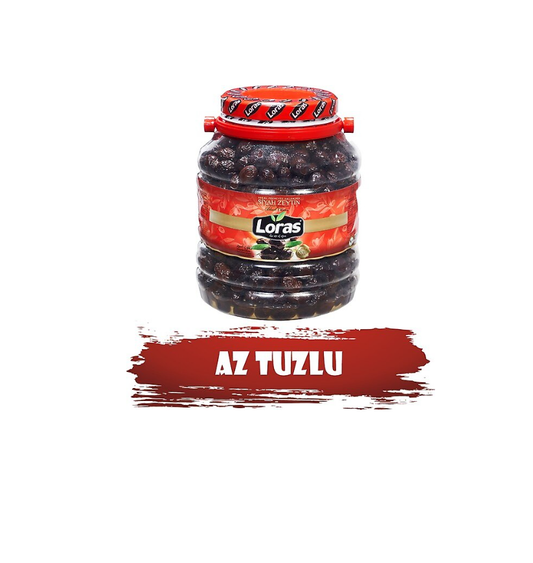 LORAS SİYAH ZEYTİN ÖZEL 2 KG (351-380 KIRMIZI PET)