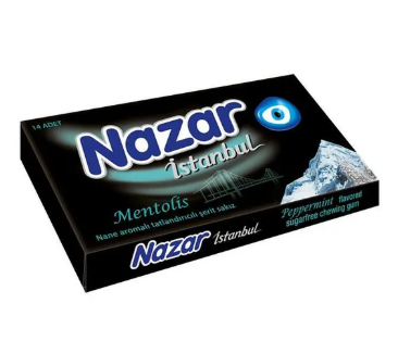 NAZAR MENTOLİS SAKIZ 27 GR