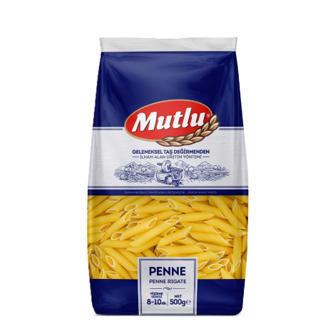 MUTLU PENNE MAKARNA 500 GR