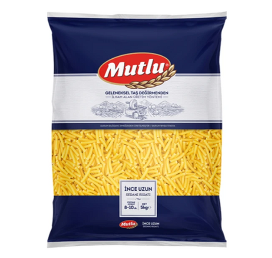 MUTLU MAKARNA İNCE UZUN 5KG