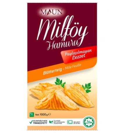 MAUN MİLFÖY HAMURU 1 KG