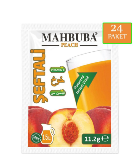 MAHBUBA TOZ İÇECEK ŞEFTALİ (24) LÜ
