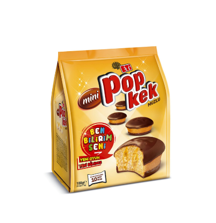 ETİ POPKEK MİNİ MUZLU 10 LU