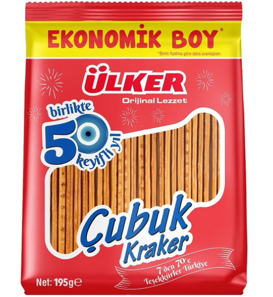 ÜLKER SADE ÇUBUK KRAKER 195 GR