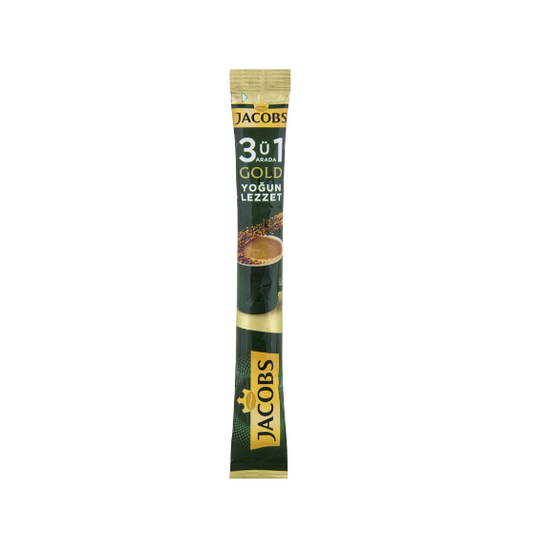JACOBS GOLD 3 Ü 1 ARADA KAHVE YOĞUN LEZZET 18 GR
