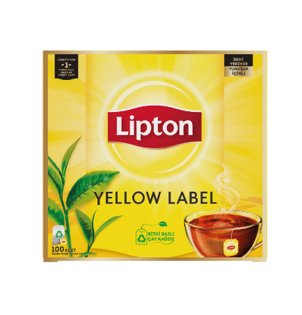 LİPTON ÇAY YELLOW LABEL BARDAK 100 LÜ