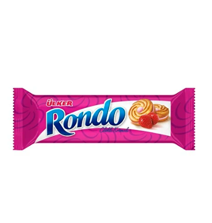 ÜLKER RONDO ÇİLEK KREMALI 61 GR