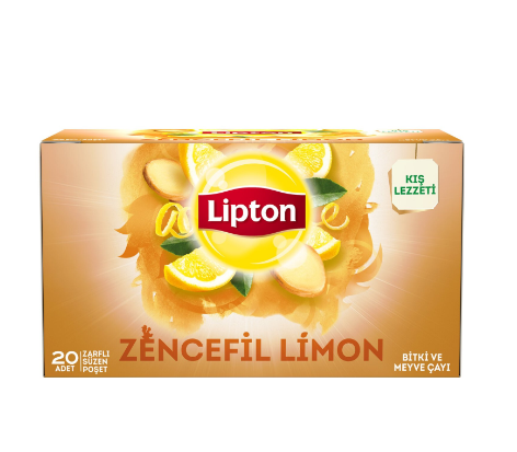 LİPTON ÇAY BİTKİ ZENCEFİL LİMON 20 Lİ