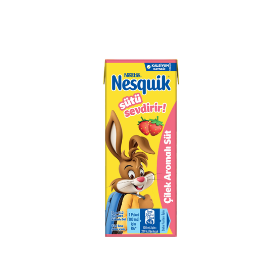 NESQUİK ÇİLEKLİ SÜT 180 ML