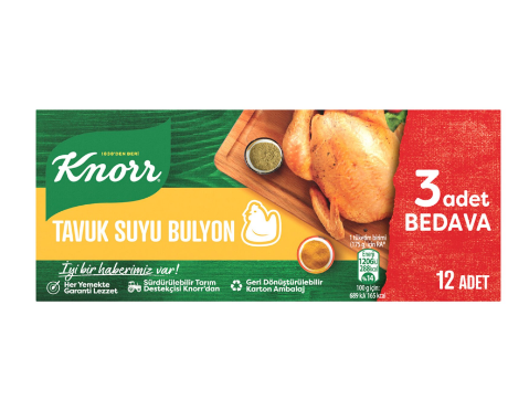 KNORR BULYON TAVUK 12 TABLET