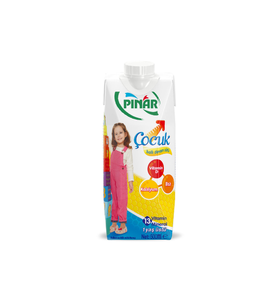 PINAR ÇOCUK BALLI SÜT 500ML