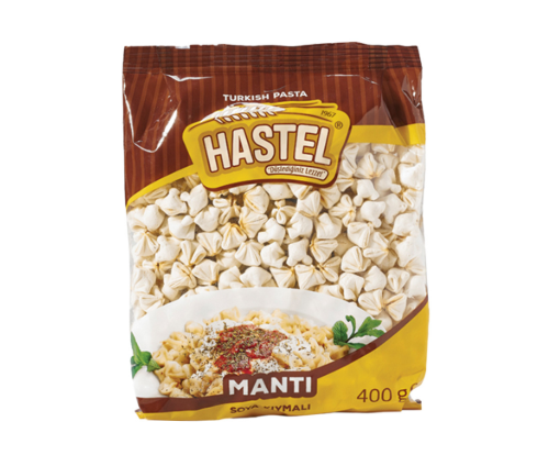 HASTEL MANTI SOYA KIYMALI 400 GR