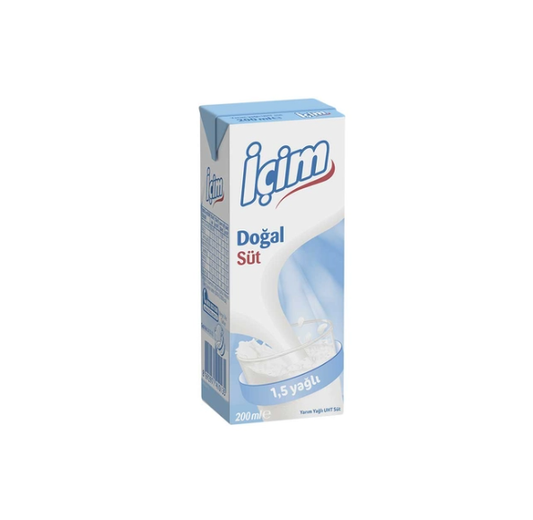 İÇİM SÜT YARIM YAĞLI 200 ML
