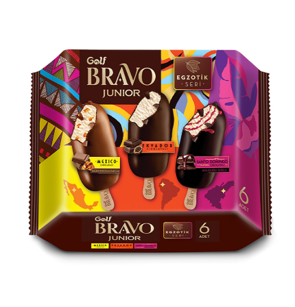 GOLF BRAVO JUNİOR EGZOTİK SERİ 6 LI