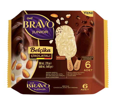 GOLF BRAVO JUNİOR BEYAZ VE CHOCOLATE